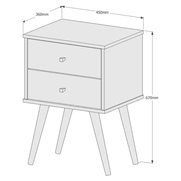 MESA DE CABECEIRA JB 1818 - Imagem 5