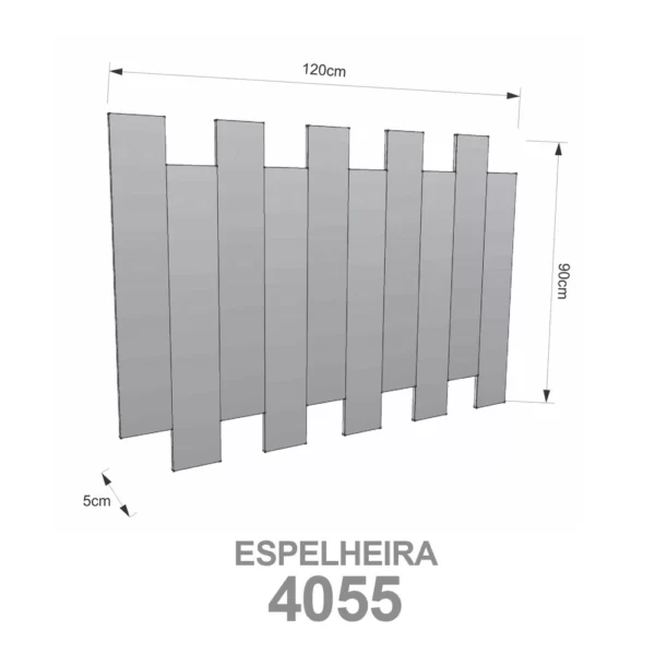 ESPELHEIRA JB 4055 JB BECHARA - Imagem 4