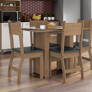 MESA 4 CADEIRAS MILANO POLIMAN