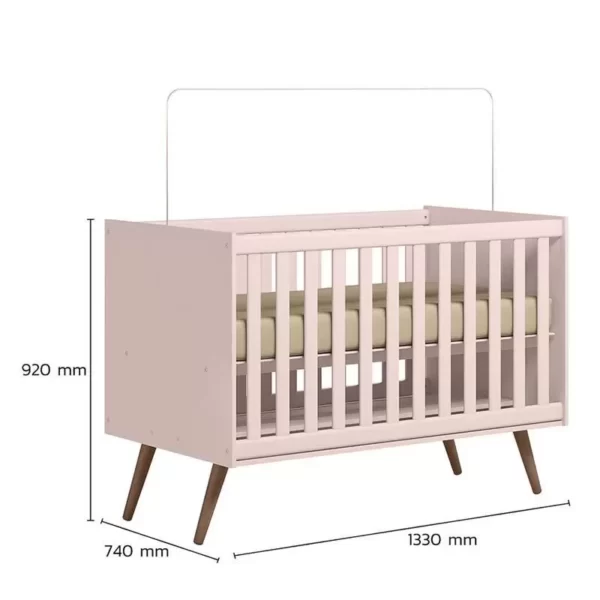 BERÇO MINI CAMA Q ENCANTO RETRO QMOVI - Imagem 4