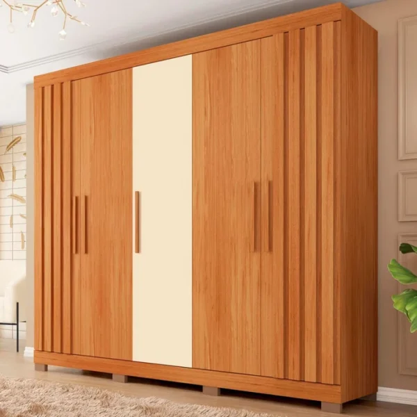 GUARDA ROUPA 05 PORTAS 2 GAVETAS SOPHIA 2.2 CAEMMUN