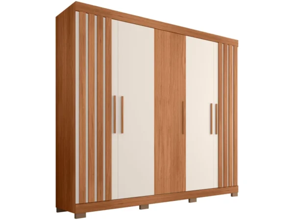 GUARDA ROUPA 05 PORTAS 2 GAVETAS SOPHIA 2.2 CAEMMUN