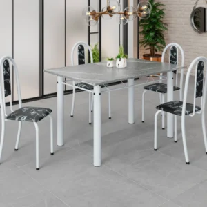 MESA 010 IRIS	 COM 06 CADEIRAS SOMA