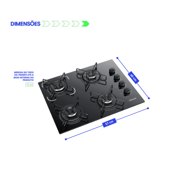 COOKTOP ESSENCIAL 5Q ITATIAIA - Imagem 4