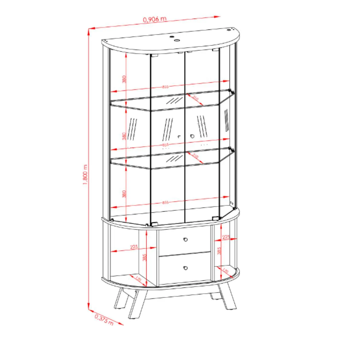 CRISTALEIRA MOSS MADETEC - Imagem 3