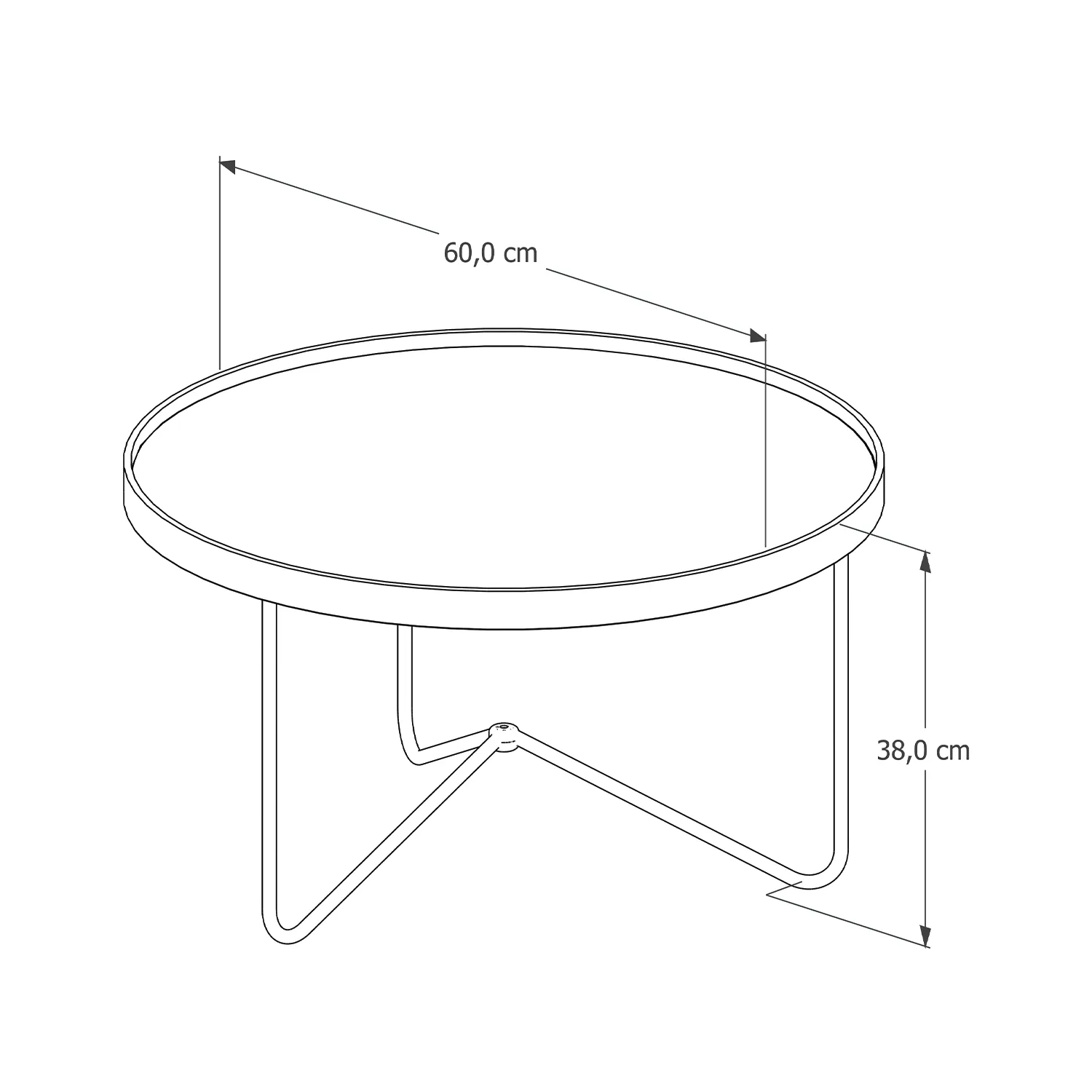 MESA DE CENTRO ALAMANDA JB BECHARA - Imagem 3